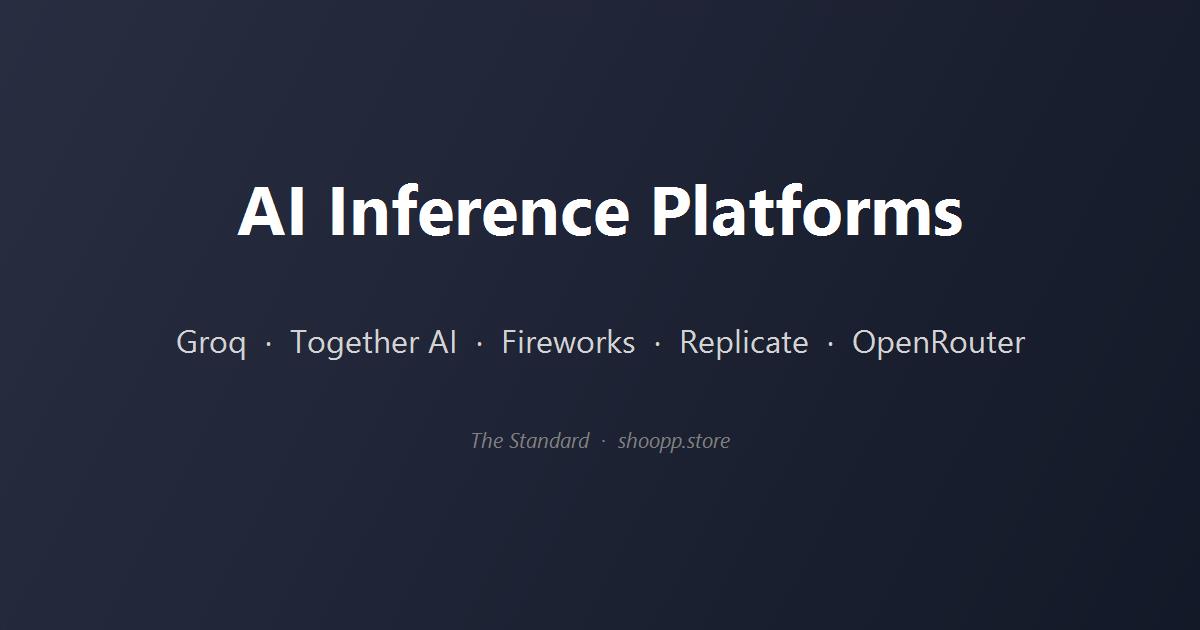 Cinco plataformas de inferencia de IA comparadas: Groq, Together AI, Fireworks AI, Replicate y OpenRouter