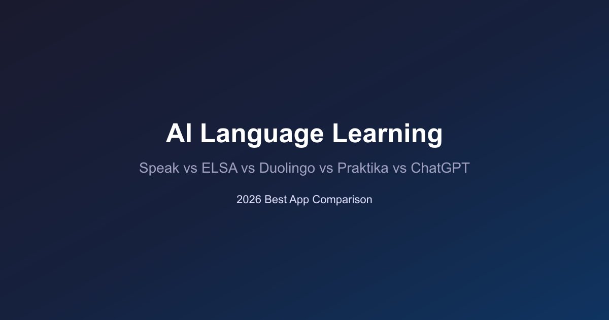 Cinco aplicaciones de aprendizaje de idiomas con IA comparadas: Speak, ELSA Speak, Duolingo Max, Praktika y ChatGPT Voice